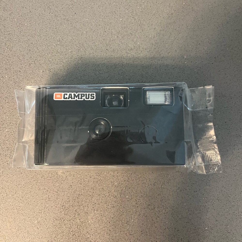 Disposable black camera, brand new